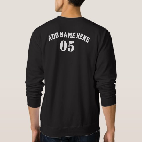 Personalized Vintage Baseball Name Number Retro Sweatshirt