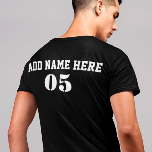 Personalized Vintage Baseball Name Number Retro T_Shirt