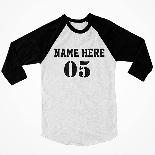 Personalized Vintage Baseball Name Number Retro T_Shirt