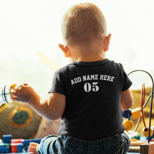 Personalized Vintage Baseball Name Number Retro Toddler T-shirt