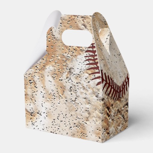 Personalized Vintage Baseball Party Favors Boxes Zazzle
