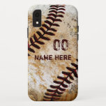 Personalized Vintage Baseball Phone Cases<br><div class="desc">Newest to Older Styles of Personalized Vintage Baseball Phone Cases. Baseball iPhone XR Case is shown. OR, Choose one of many of the New baseball iPhone XS cases, iPhone XS Max Cases, iPad, Samsung and more. CALL Zazzle Designers Rodney and Linda: 239-949-9090 to create your personalized sports iPhone cases. Get...</div>