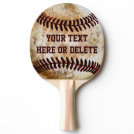 Personalized Vintage Baseball Ping Pong Paddle Personalized Vintage Baseball Ping Pong Paddle