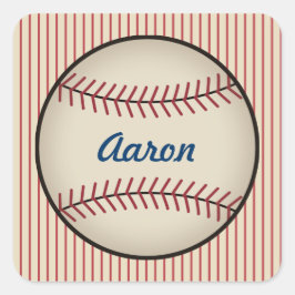Personalized Vintage Baseball Stickers
