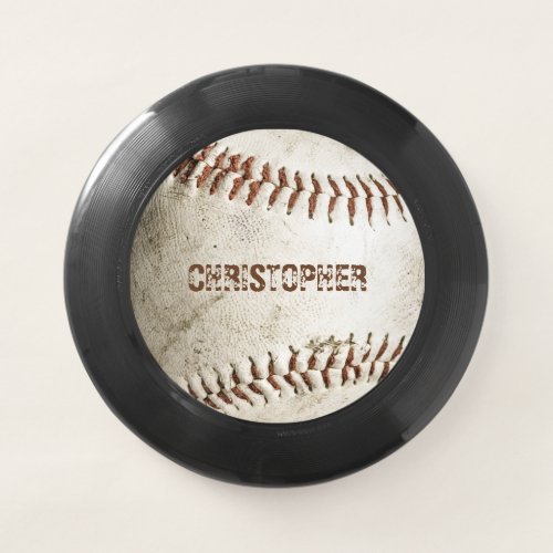 Personalized Vintage Baseball Wham_O Frisbee