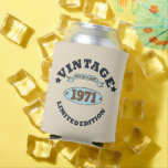 Personalized vintage birthday gift can cooler<br><div class="desc">This vintage classic graphic design with awesome typography font lettering can add originality to your wardrobe collection. It is a great gift idea for men, women, husbands, wives, girlfriends, and boyfriends who will love this one-of-a-kind artwork. It is the best and most funny holiday present for your happy birthday party....</div>