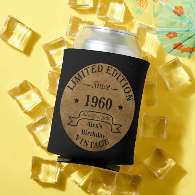 Personalized vintage birthday gifts can cooler (In Situ Summer)