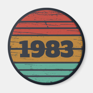 Personalized vintage birthday gifts magnet