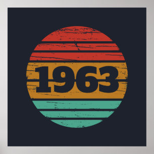 Personalized vintage birthday gifts poster