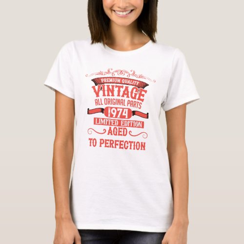 Personalized vintage birthday gifts T_Shirt