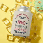 Personalized vintage birthday red blue can cooler<br><div class="desc">You can add some originality with this limited edition, premium quality, and original, classy, retro, and vintage-looking birthday graphic design with a cool typography font. This is a great gift idea for men, women, husbands, wives, girlfriends, and boyfriends who will love this one-of-a-kind piece of art. The best unique and...</div>