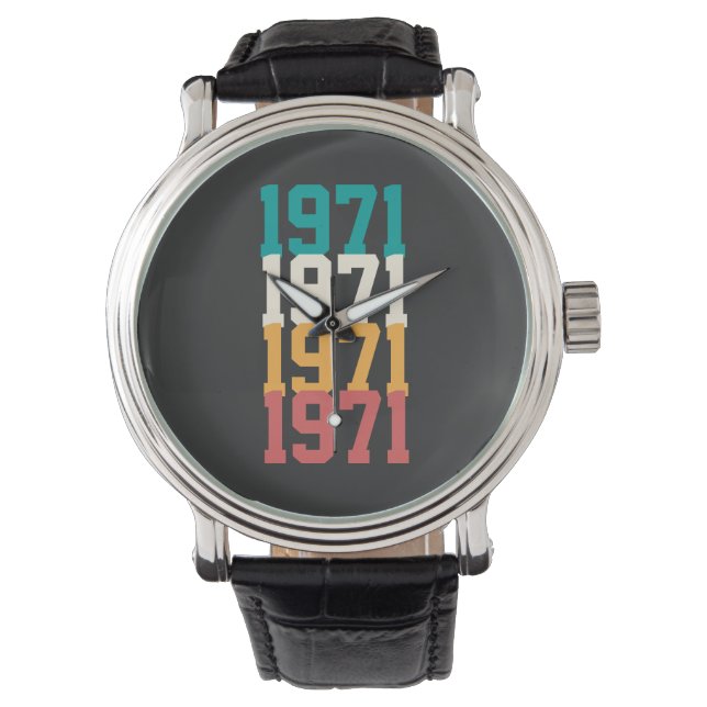 Personalized Vintage Birthday  Watch (Front)