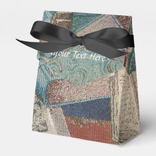 Personalized Vintage Books Background Favor Box
