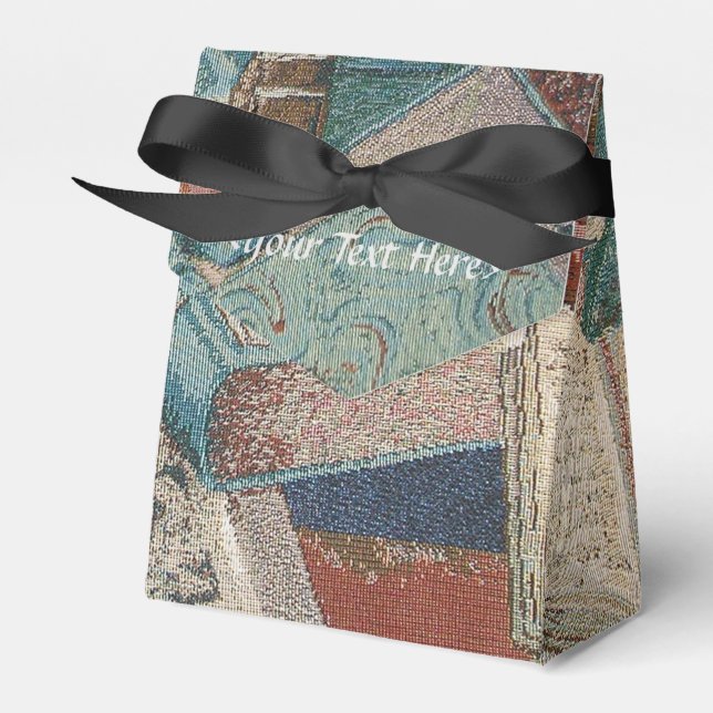Personalized Vintage Books Background Favor Box (Front Side)