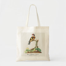 Personalized Vintage Botanical Bird Teacher