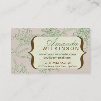 Personalized Vintage Business Cards