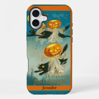 Personalized Vintage Cats Halloween Phone Case