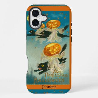 Personalized Vintage Cats Halloween Phone Case