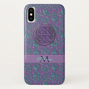 Personalized Vintage Celtic Knot iPhone X Case