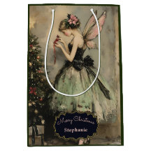 Personalized Vintage Christmas Fairy Tree