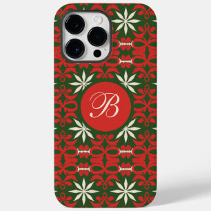 Personalized Vintage Christmas/winter patterned Case-Mate iPhone 14 Pro Max Case