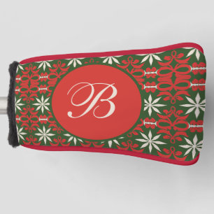 Personalized Vintage Christmas/winter patterned  Golf Head Cover
