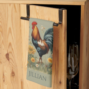 Personalized Vintage Country Kitchen Towel