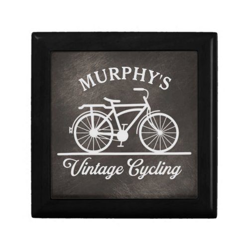 Personalized Vintage Cycling Retro Bicycle Gift Box