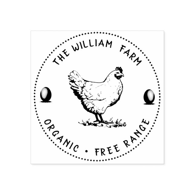 Personalized Vintage ⎢ Egg Stamp (Imprint)