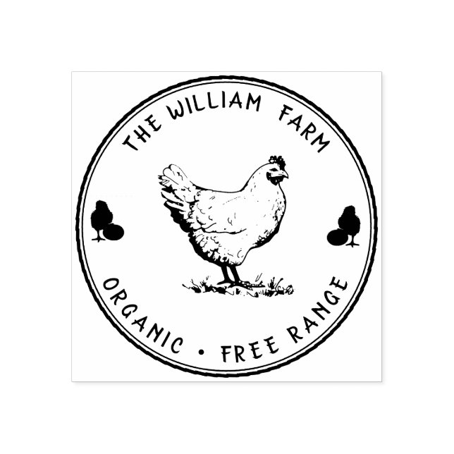 Personalized Vintage ⎢ Egg Stamp (Imprint)