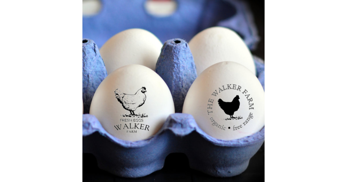 Thanks for Supporting Our Farm Egg Carton Stamp Fresh Eggs Custom Egg  Carton Stamp Vintage Egg Carton Chicken Lover Gift Idea 