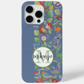 Personalized Vintage Embroidered Pattern iPhone 15 Pro Max Case