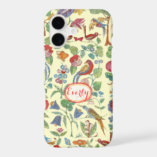 Personalized Vintage Embroidered Pattern iphone 17 Case