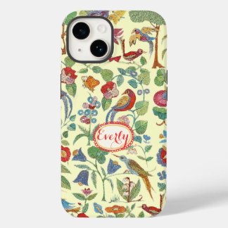 Personalized Vintage Embroidered Pattern iphone Case-Mate iPhone 14 Case