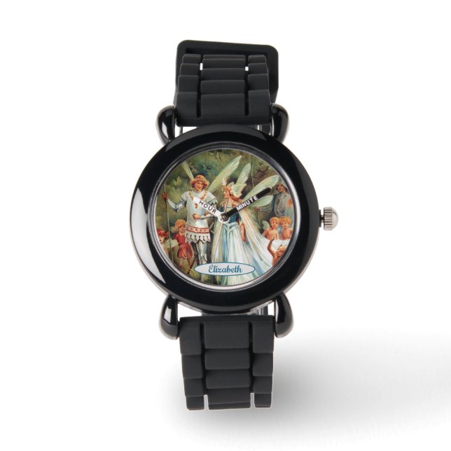 Personalized Vintage Fairy  Watch (Front)