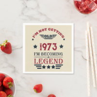 Personalized vintage fifty 50th birthday party