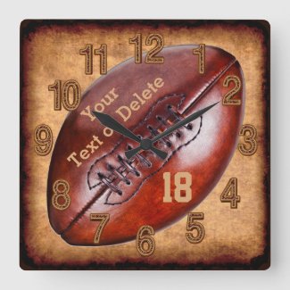 Personalized Vintage Football Decor NAME, NUMBER