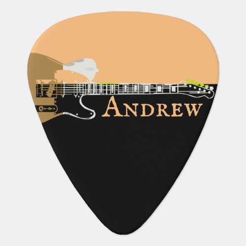 Personalized Vintage for guitarist musician Guitar Pick