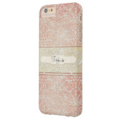 Personalized Vintage French Regency Lace Etched Case-Mate iPhone Case (Back Left)
