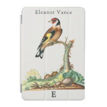 Personalized Vintage Goldfinch Monogram Name