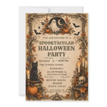 Personalized Vintage Halloween Party