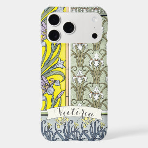 Personalized Vintage Iris Pattern iphone 17 Pro Max Case