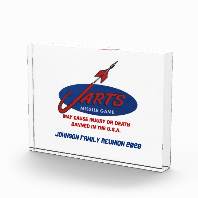 Personalized Vintage Jarts Award (Right)