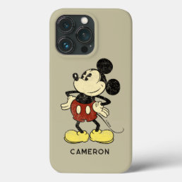 Personalized Vintage Mickey | Hands on Hips  iPhone 13 Pro Case