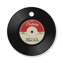 Personalized Vintage Music Theme Party Decor