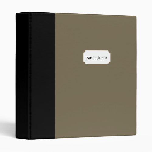 Personalized Vintage Organizer Binder Gift