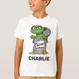 Personalized Vintage Oscar the Grouch Scram T-Shirt