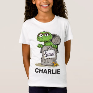 Personalized Vintage Oscar the Grouch Scram T-Shirt