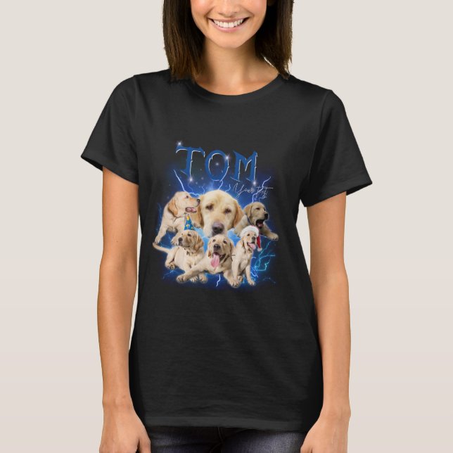 Personalized Vintage Pet T-shirt (Front)