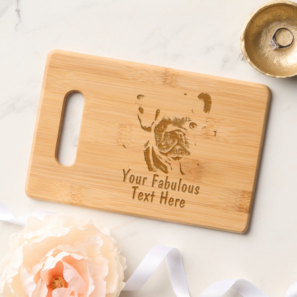 Disover Personalized Vintage Photo and Text Cutting Board